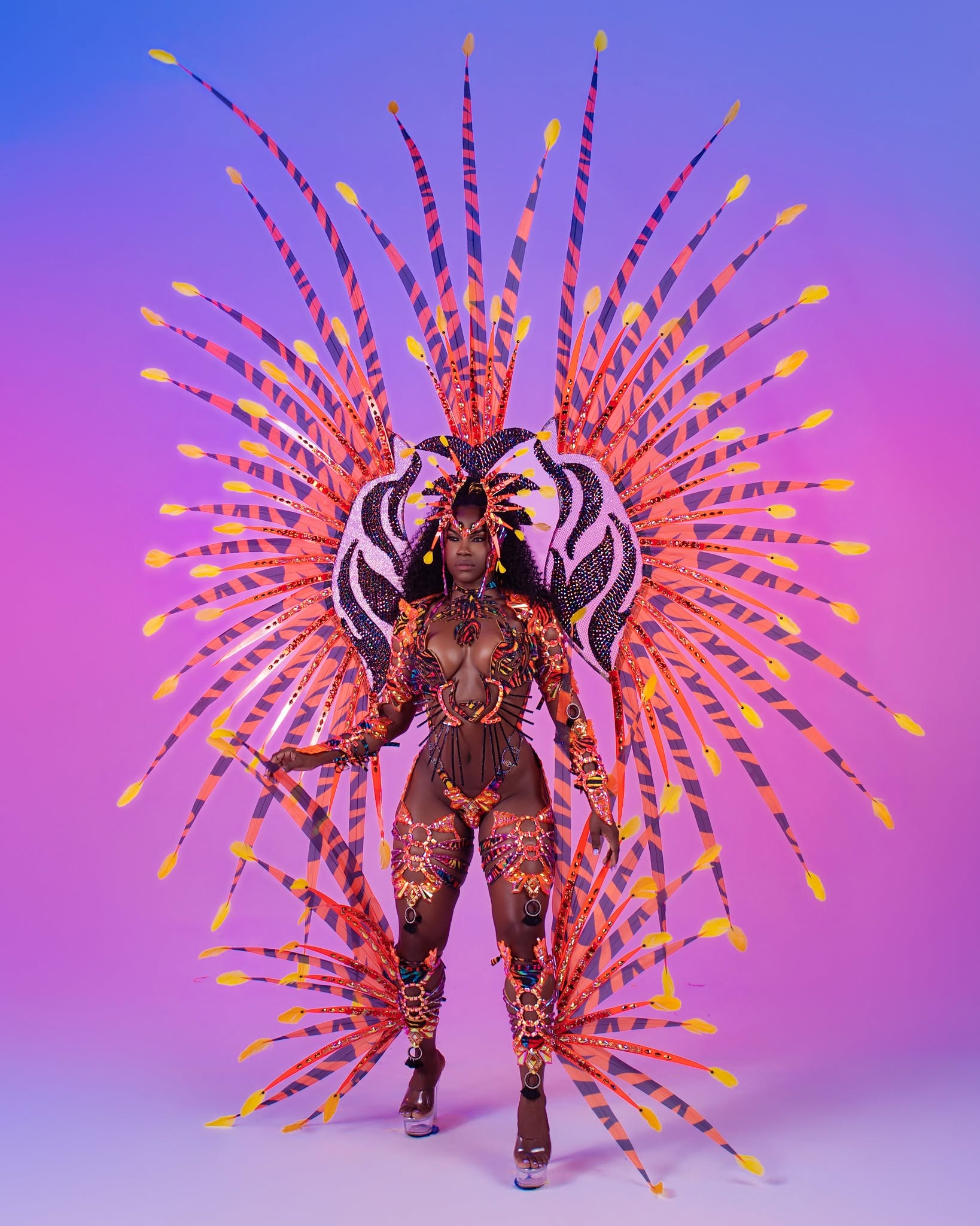 Frontline with Large Feathers