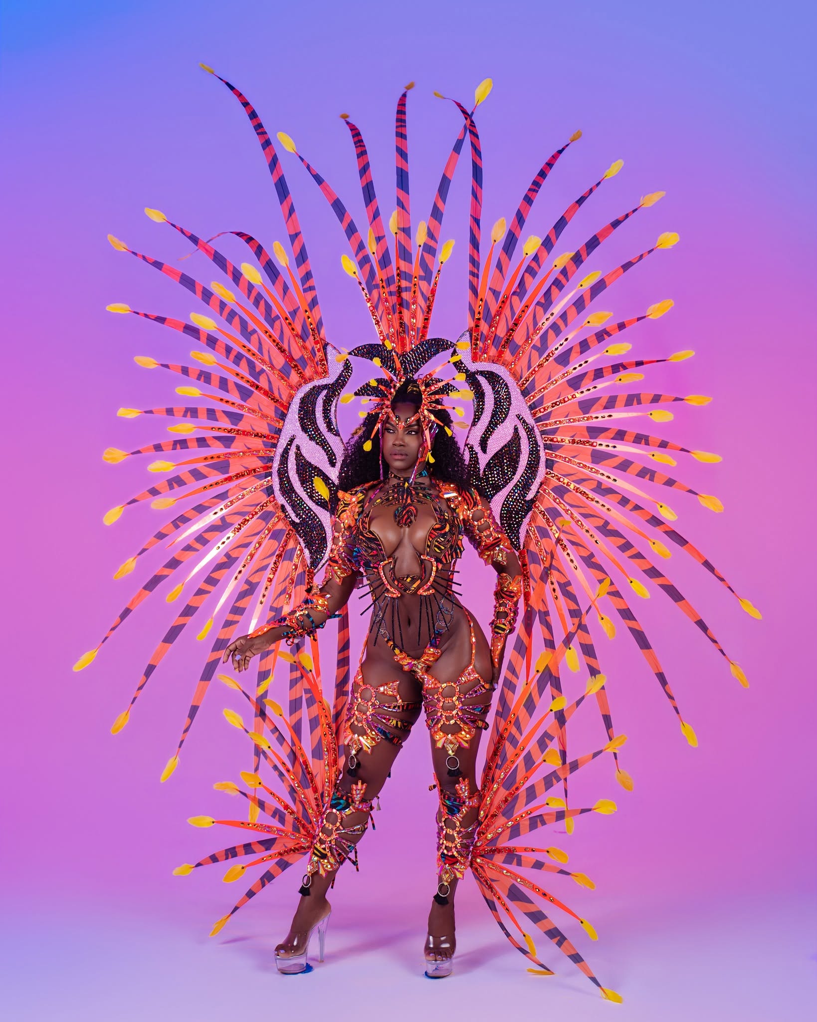 Frontline with Large Feathers
